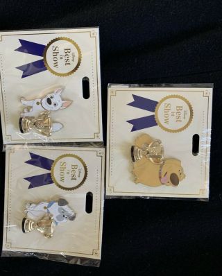 2019 Disney D23 Expo WDI MOG Best In Show Dog 15 Pin 300 Set Mickey of Glendale 3