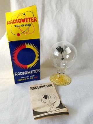 Awesome Vintage 1982 Radiometer Space Age Sphere