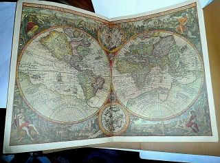 Vintage Map Of The World From Itinerario - 1596 - Poster/print