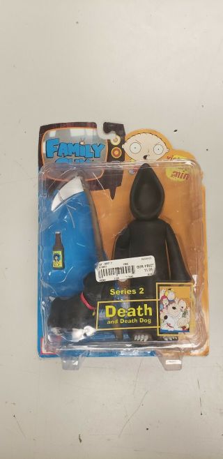 Family Guy Death Action Figure Hooded Series 2 Rare Mib Mezco Toy