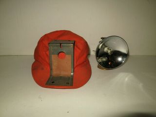 Vintage Justrite Miners Carbide Lamp W/ Cap