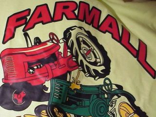 Farmall Tractor Tee Shirt " Statement About John Deere "