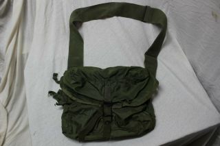 Us Military Issue Vietnam Era Nylon First Aid Tri Fold Medic Bag Pouch Ac23