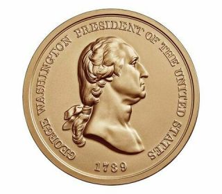 General George Washington Bronze Medal 1 5/16 Inch