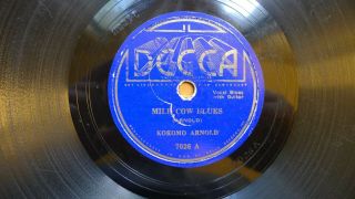 Kokomo Arnold 78 Decca 7026 Milk Cow Blues / Old Kokomo Blues