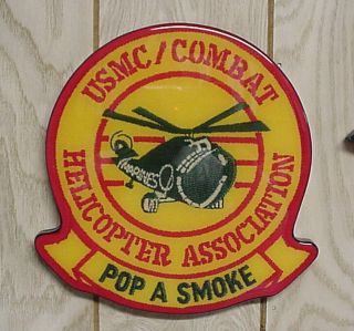 Pop A Smoke,  Usmc/combat Helicopter Association Award/recognition Wall Plaque