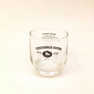 Vintage Jack Daniels Tennessee Squire Sipper Glass Busy Bacon Applesauce Precept