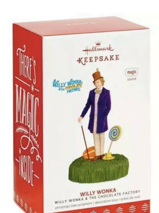 Hallmark Keepsake Willy Wonka And The Chocolate Factory 2017 Magic Christmas Nee