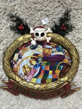 Disney Nightmare Before Christmas Stained Glass Plaque Le 300
