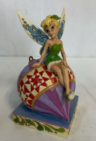 Disney Traditions Jim Shore “having A Ball” Tinkerbell W/box Signed By Jim Shore