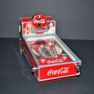 Coca Cola Soda Pop Coke Pinball Machine Lights Up Sounds Really Bank