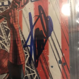Spider - Man 1 (2014) CGC 9.  8 SIGNED BY STAN LEE Silk Cameo 2