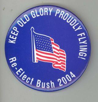 2004 George W Bush Pin Button Pinback Badge President Campaign Politics Gwb