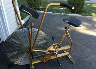 Vintage Gold Schwinn Airdyne Exercise Bike - - Ergometer