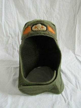 Us Army Cap Insulated Helmet Liner Vietnam Era Personalized By Soldier
