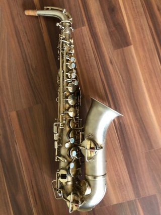 Vintage King H.  N.  White Alto Saxophone With Protec Case