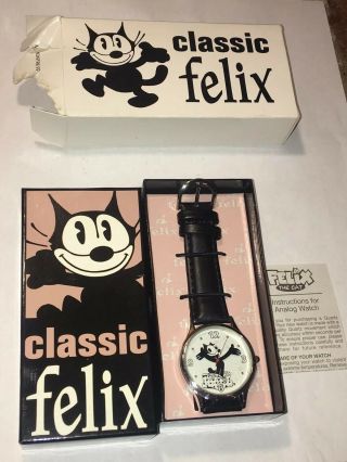 2005 Classic Felix Analog Watch,  With Box Avon