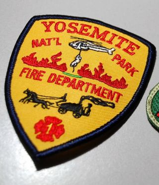 Fire Fighter Shoulder Sleeve Insignia Ssi: Yosemite Natil Park Fire Department