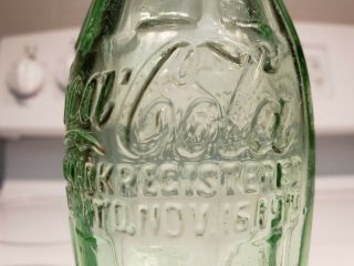 COCA COLA 1915 MARTINSVILLE VA hobbleskirt Early Coke bottle Virginia 2