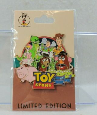 Disney Employee Center Dec Le 250 Pin Toy Story Cluster Woody Buzz Lgm Hamm Rexx