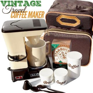 Melitta Personal Portable Coffee Maker - Travel Kit W/ Carry Bag Cup Containers