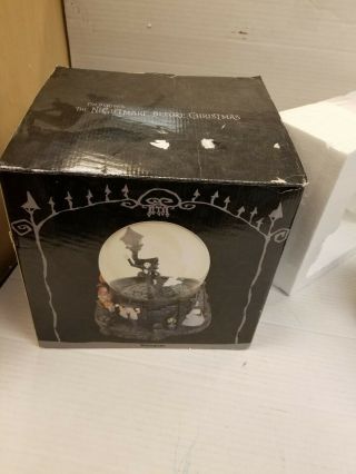Neca Nightmare Before Christmas Water Globe Complete Ultra Rare 2001