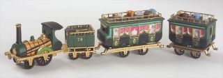Department 56 Dickens Village Set Of 4 Flying Scot Train 64226