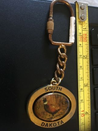 Vintage Keychain: South Dakota - Ring Neck Pheasant