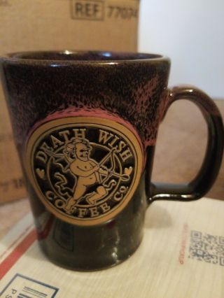 Death Wish Coffee Mug Cupid 2015