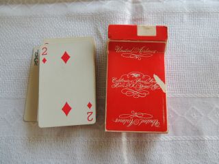 Vintage United Airlines Air Line Deck Of Playing Cards Deck L1960 - Is