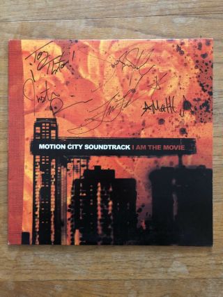 Motion City Soundtrack I Am The Movie Autographed Vinyl Signed Record Lp