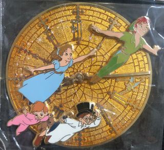 Disney Pin Peter Pan Anniversary Jumbo Le Tinker Bell Wendy John Michael Darlin