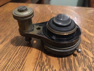 Vintage Leitz Wetzler Microscope Condenser Small W/holder