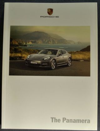 2011 - 2012 Porsche Panamera 158 Page Brochure 4 S Turbo Hybrid