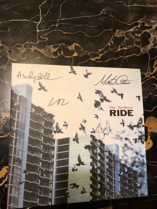 Ride (ox4) (the Best Of) Red Vinyl - Signed / Autographed - Mark Gardner