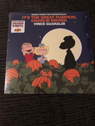 It’s The Great Pumpkin Charlie Brown Orange Vinyl Lp