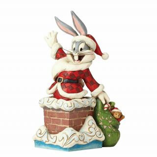 Looney Tunes By Jim Shore / Bugs Bunny / Up On The Rooftop / Nib From Factory