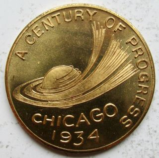 1934 Chicago Century Of Progress World 