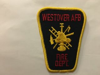 Us Air Force Westover Afb Fire Department Massachusetts (vintage)