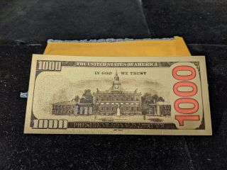 DONALD TRUMP Gold $1000 Republican Dollar Bills PACK OF 50 2