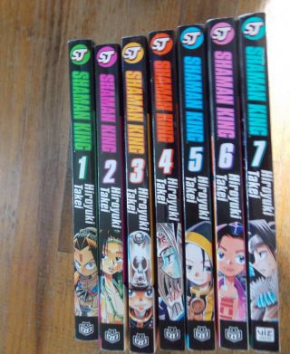Shaman King Paperback 1 - 7 By Hiroyuki Takei