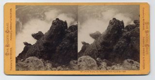 E.  J.  Muybridge: Point Reyes The Breakers Pacific Coast 1860s Ca Stereoview Sv