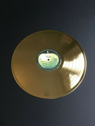 The Beatles - Rubber Soul 1965 Gold Vinyl Record