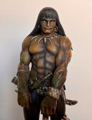 Frazetta Barbarian Statue Conan Cs Moore Creations 336/6500