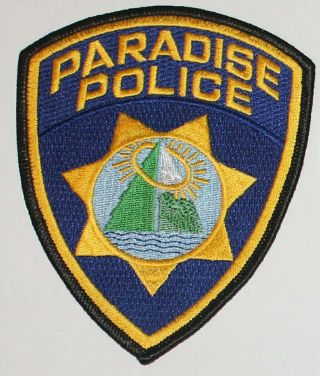 Paradise Police Butte County California Ca Pd Patch