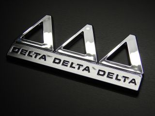 Delta Delta Delta Sorority Car Emblem Sticker Logo Badge Decal