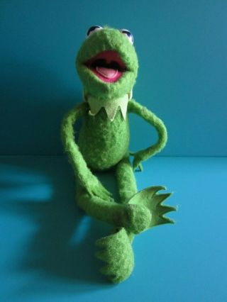 17 " Fisher Price Kermit The Frog 850 Vintage 1976 Jim Henson Muppet Doll Plush