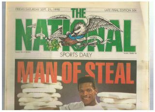" The National Sports Daily " Newspaper A 