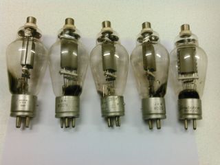 (5) Vintage Rca Ge 8005 Vacuum Tubes 40 