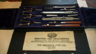 Drafting And Engineering Tool Set The Frederick Post Company Chicago Illinois